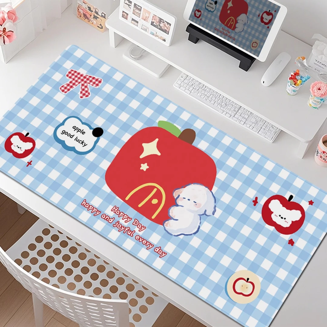 多巴胺小狗鼠标垫女生高颜值办公室电脑桌垫可爱护腕学生家用软垫