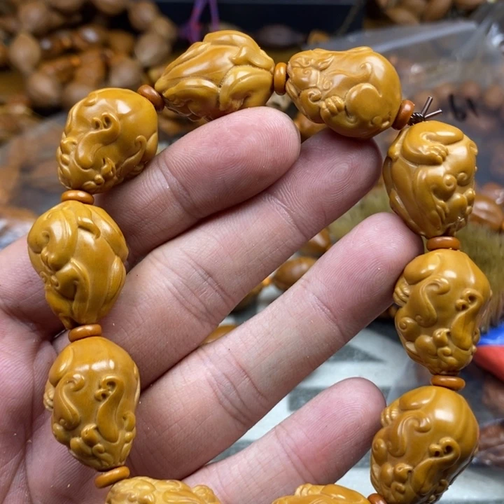 橄榄核手串/手链橄榄核雕工艺手串