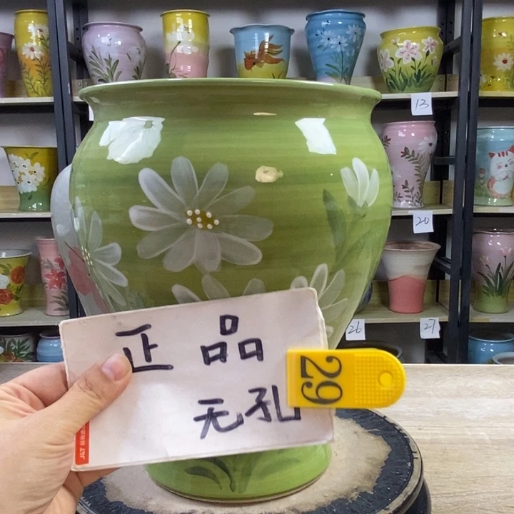 景德镇高温陶瓷花盆