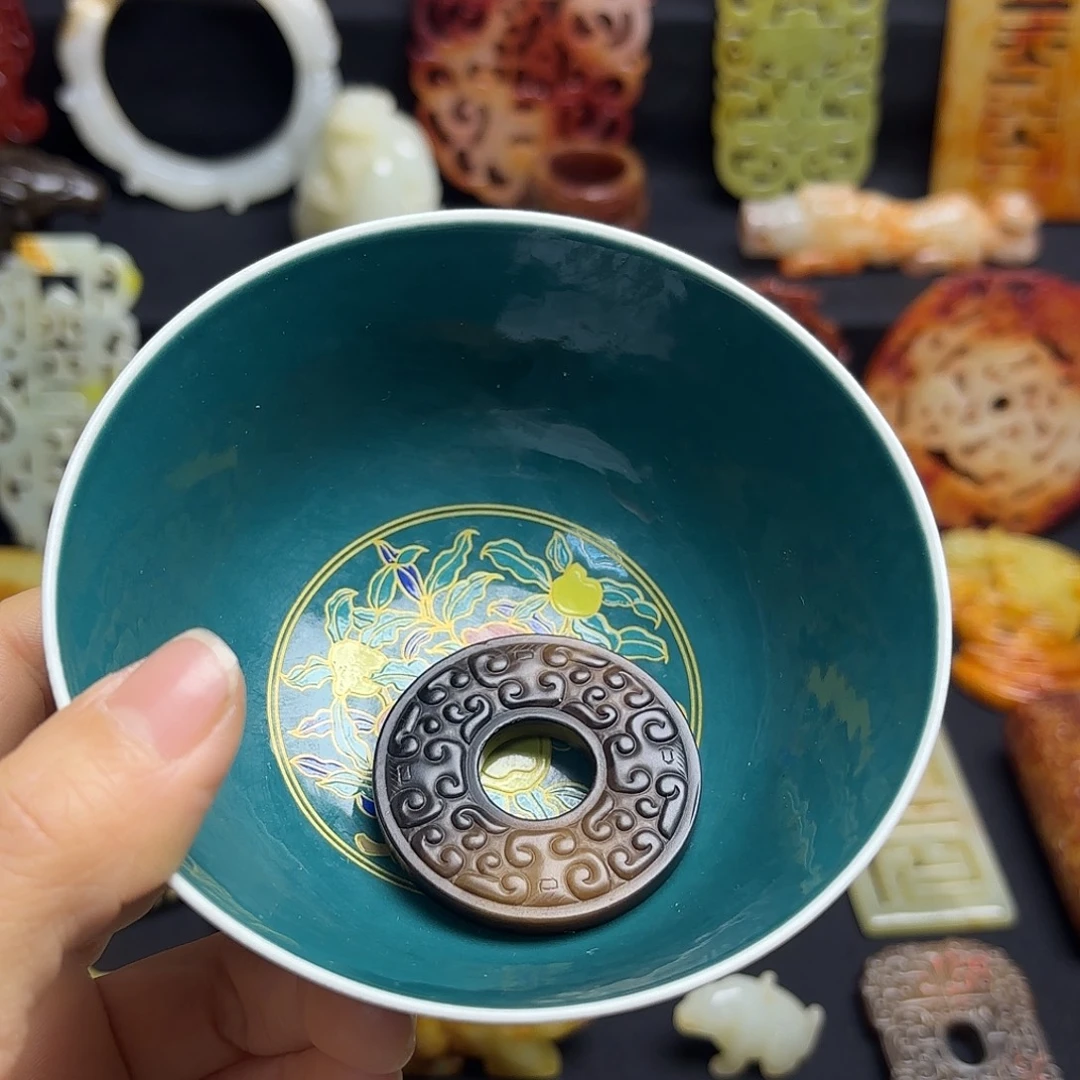 用***4瓷片精美摆件摆件