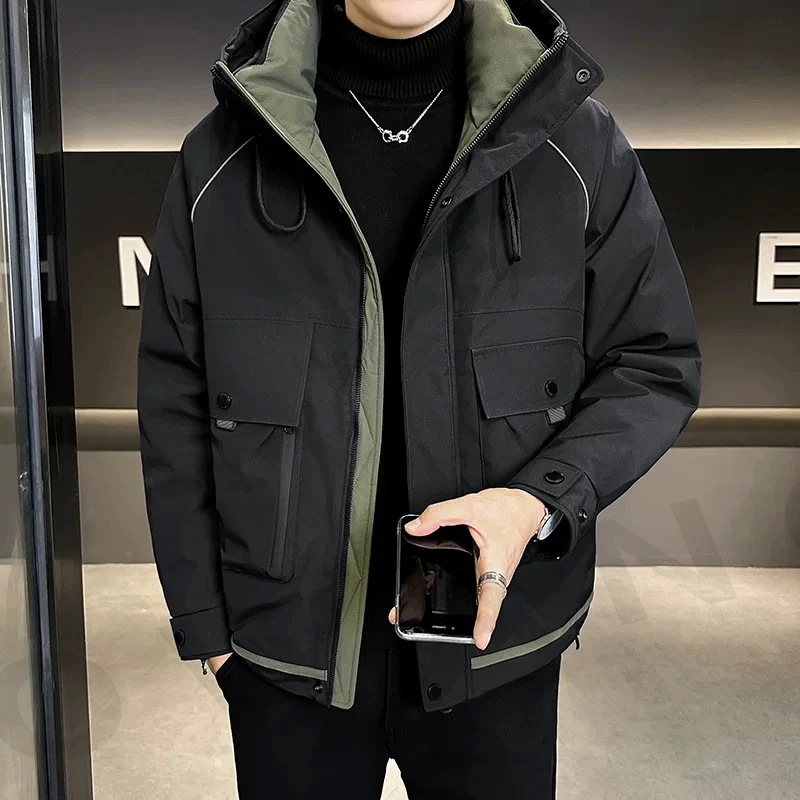 LW【冰川铠甲】新款潮版连帽时尚工装极寒户外百搭休闲外套2037