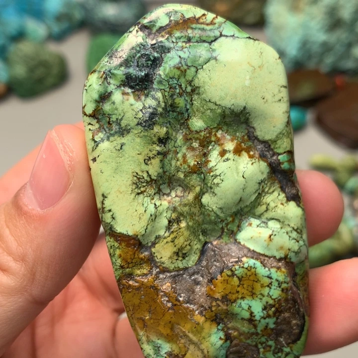 绿松石未镶嵌颈饰