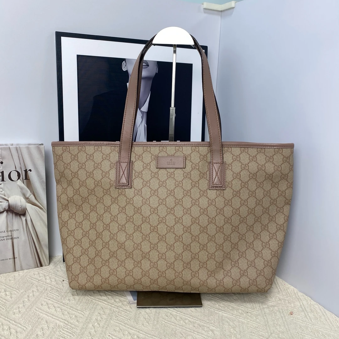 95新 GUCCI/古驰 老花托特包手提包 16231579