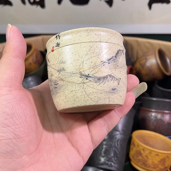 茶杯紫砂全手工紫砂主人杯