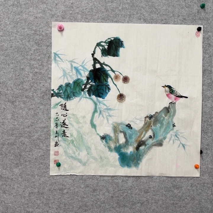 国画花鸟等多种形式