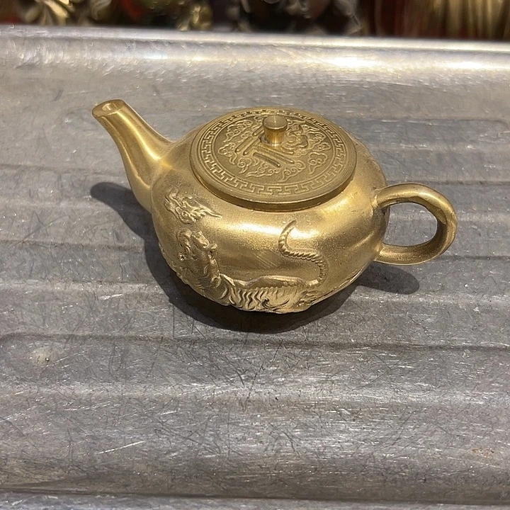 黄铜摆件，文房工艺品摆件