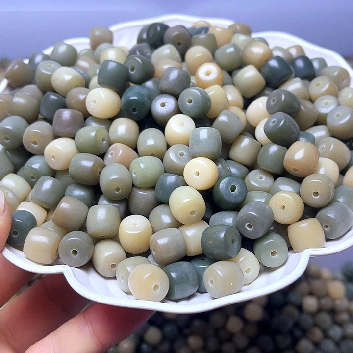吊坠白玉菩提白玉菩提10海盐之切100卡灯牌宠50颗