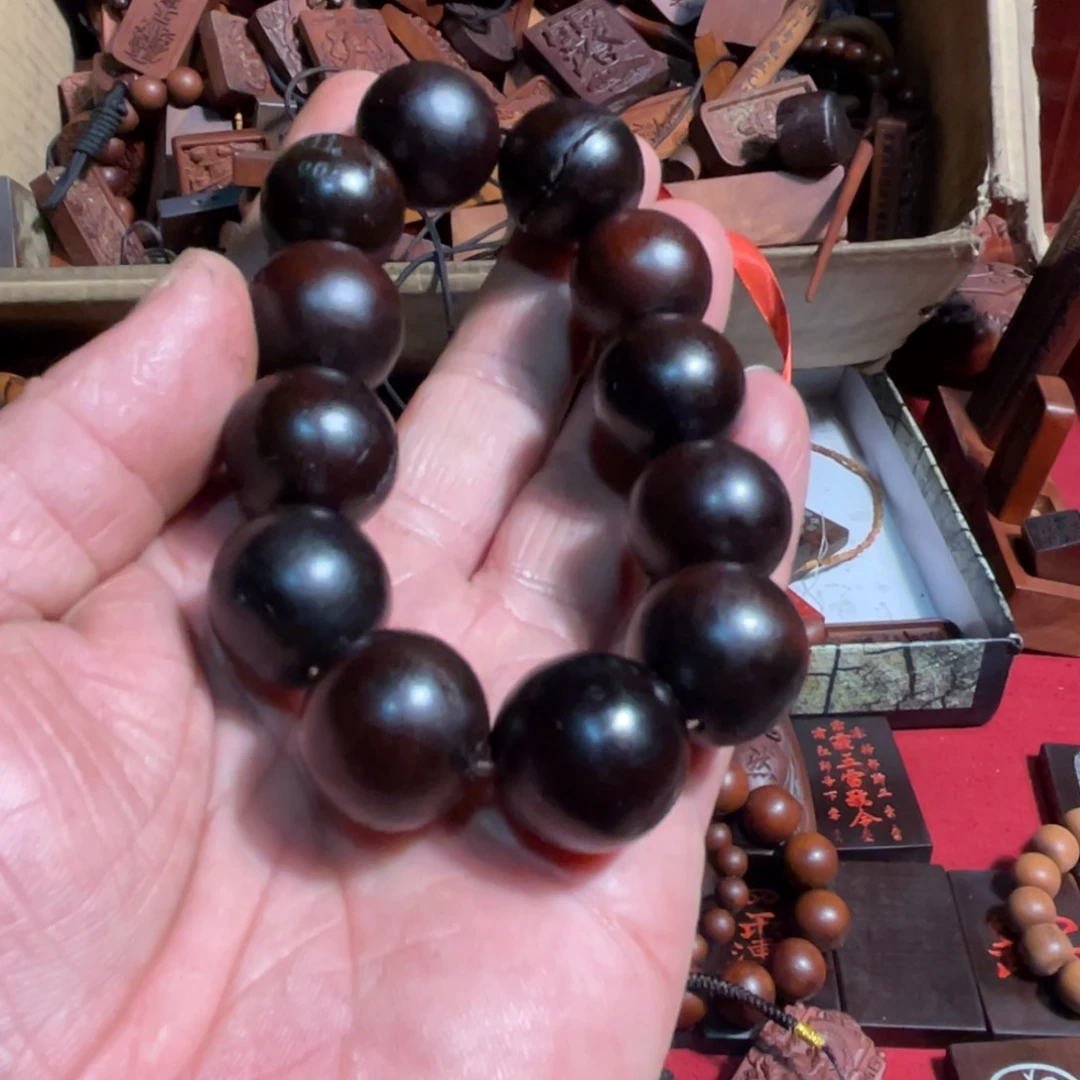 枣木雷击枣木雕刻珠子