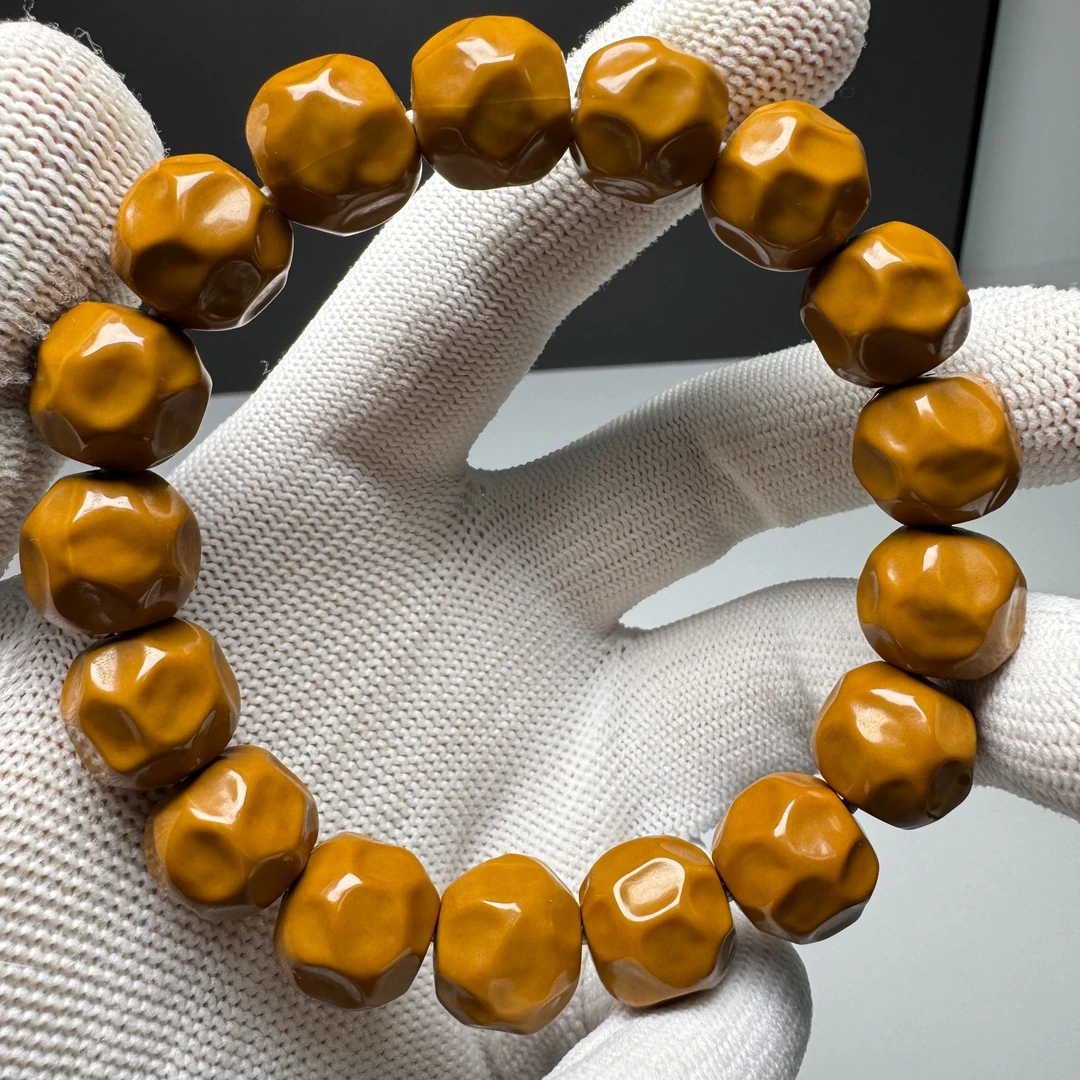 猴头核桃手串 13+精工奶酪单圈 文玩手串