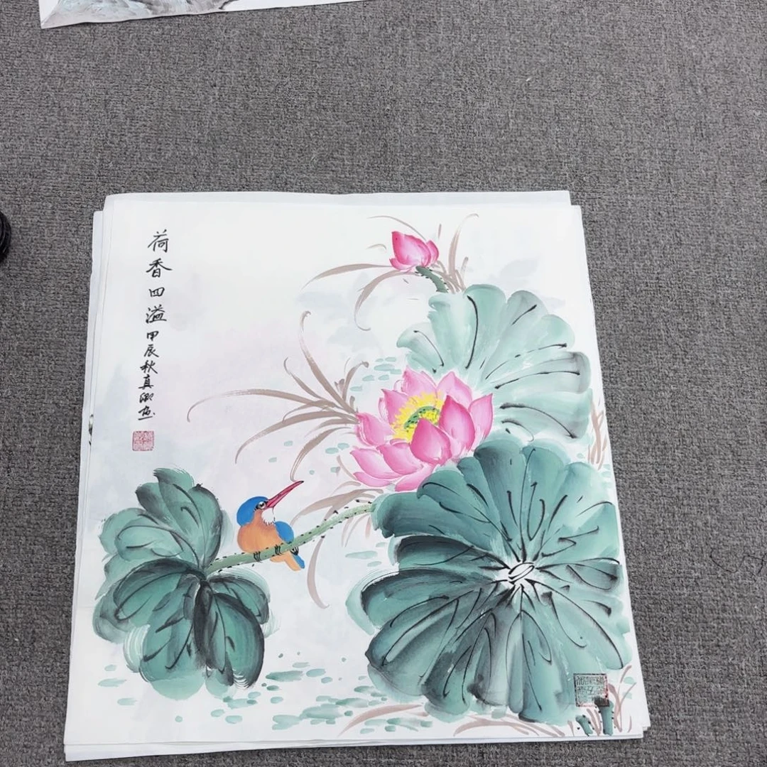 国画国画作品曾在