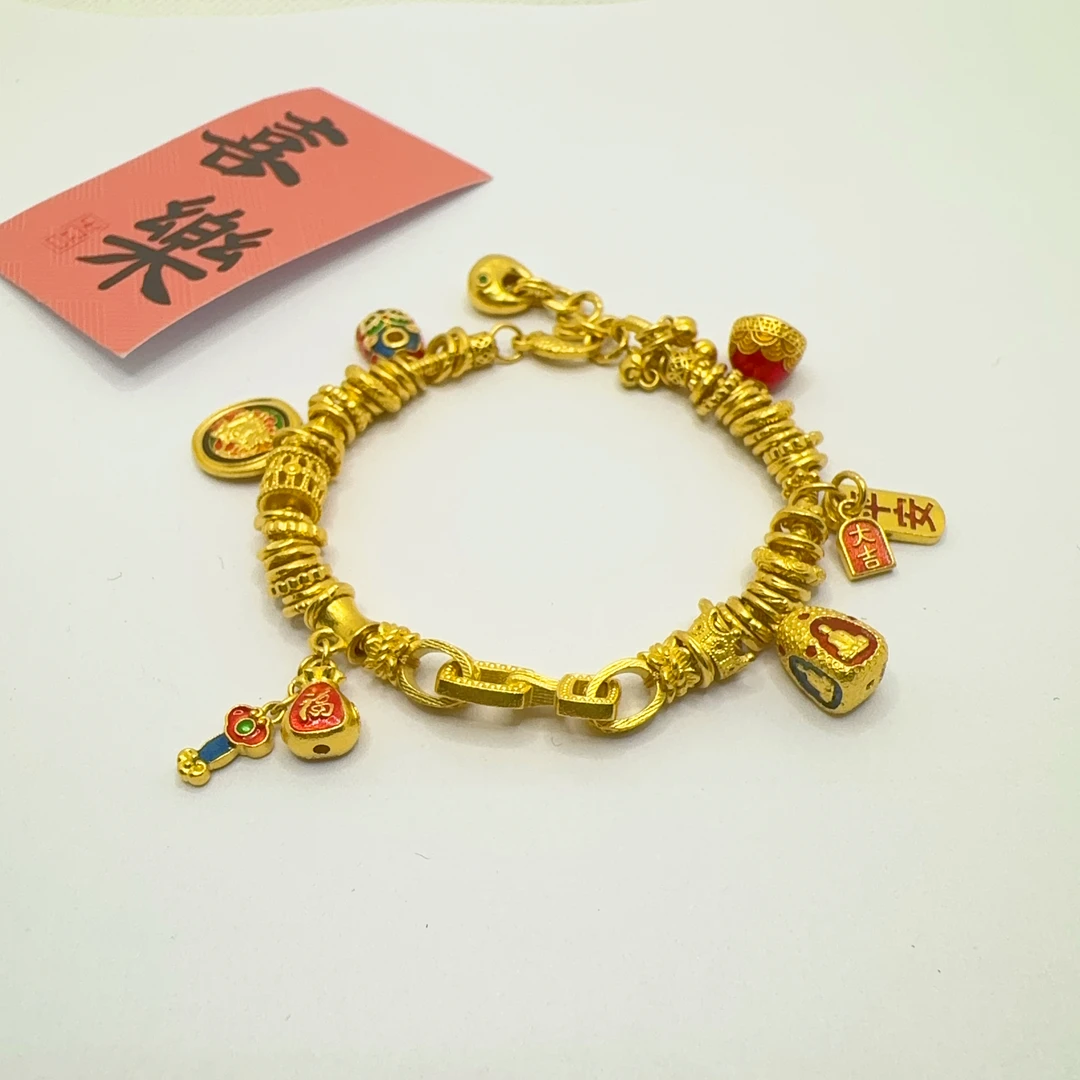 足金999黄金投资金 卡五 13.5手围 35.48