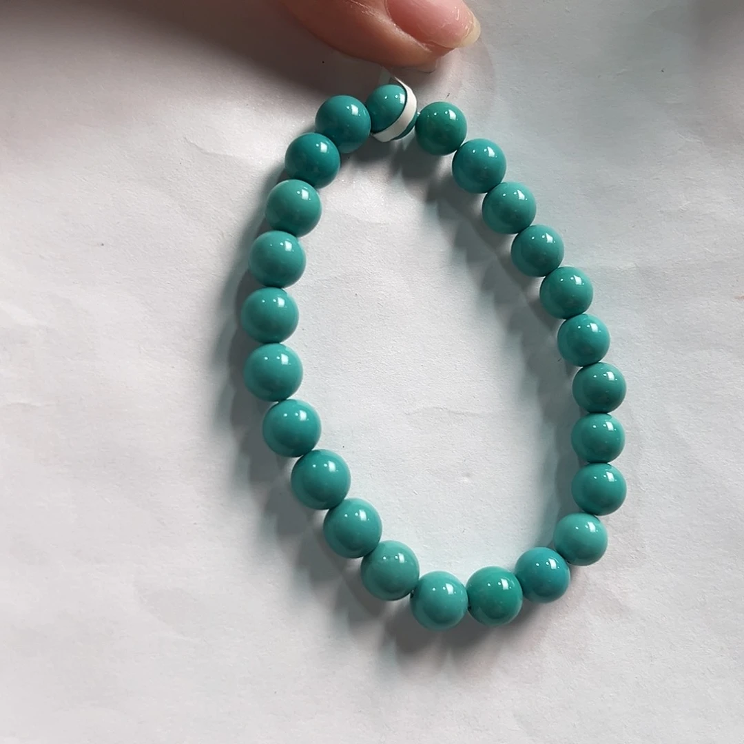 未镶嵌绿松石手串卡7-8