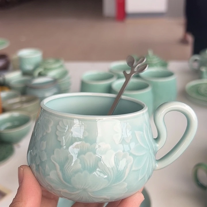 小米茶器龙泉青瓷