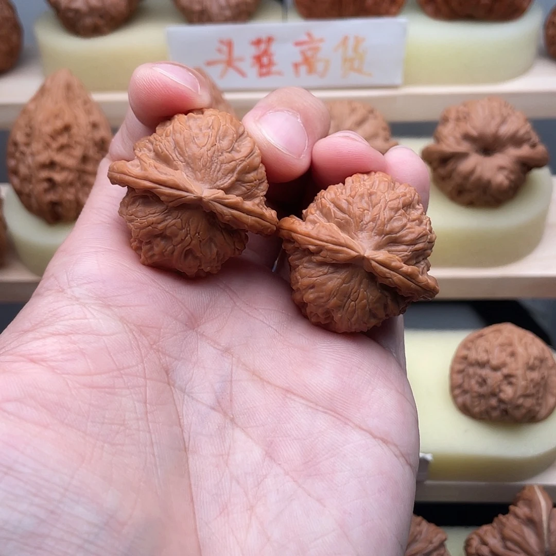 吊坠文玩核桃35全品三角白