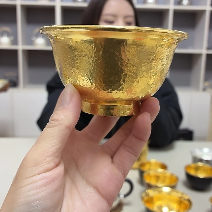 15号李小鹤里外金足金6克压手杯150毫升