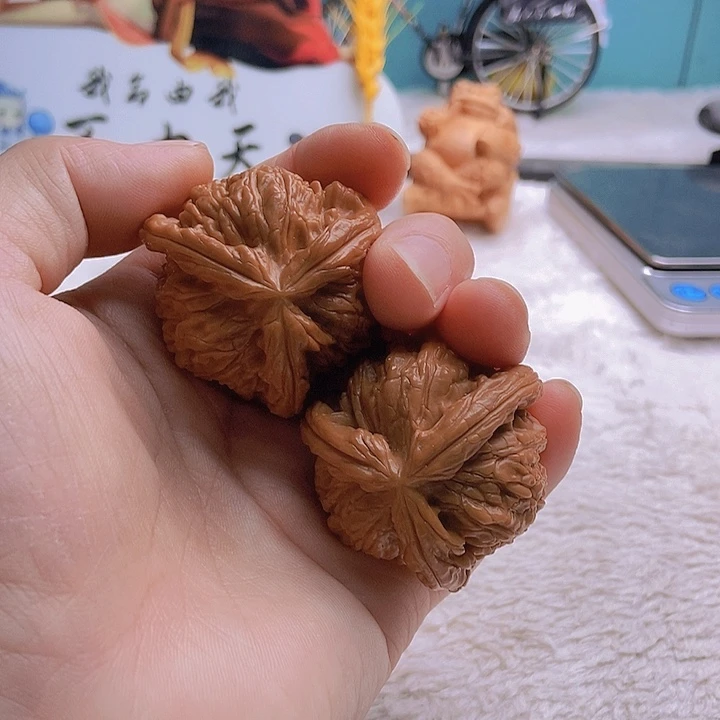 把件文玩核桃梵*生三棱