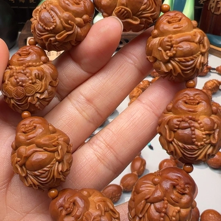 第***节手串/手链橄榄核弥勒手串