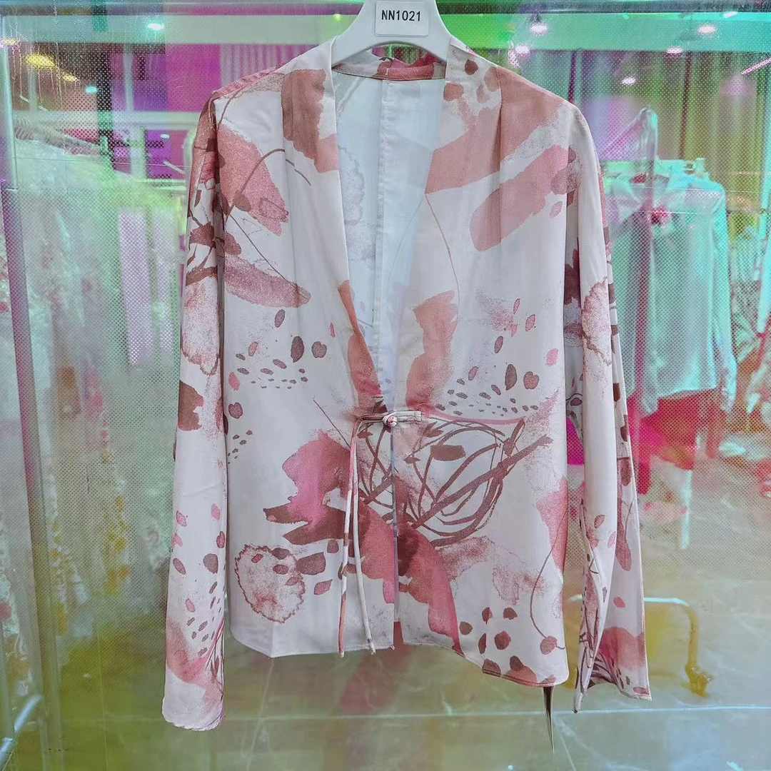 【高奢•墨雪】NN1021-时尚女装设计感小外套国风印花女士休闲