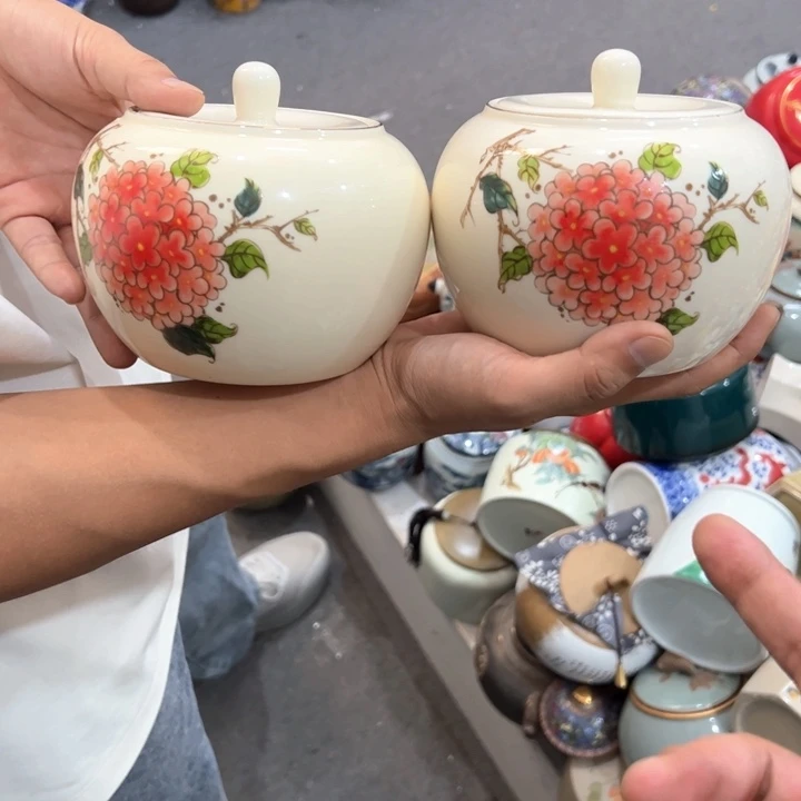 瑕疵福利品陶瓷茶叶罐
