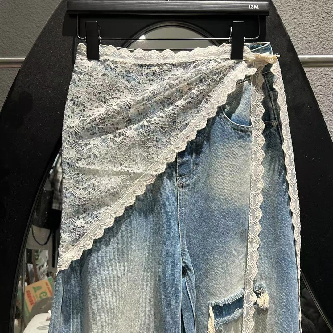 范范与凡凡【屁帘】2025春夏款感甜美重工蕾丝提花网纱腰巾叠穿屁帘