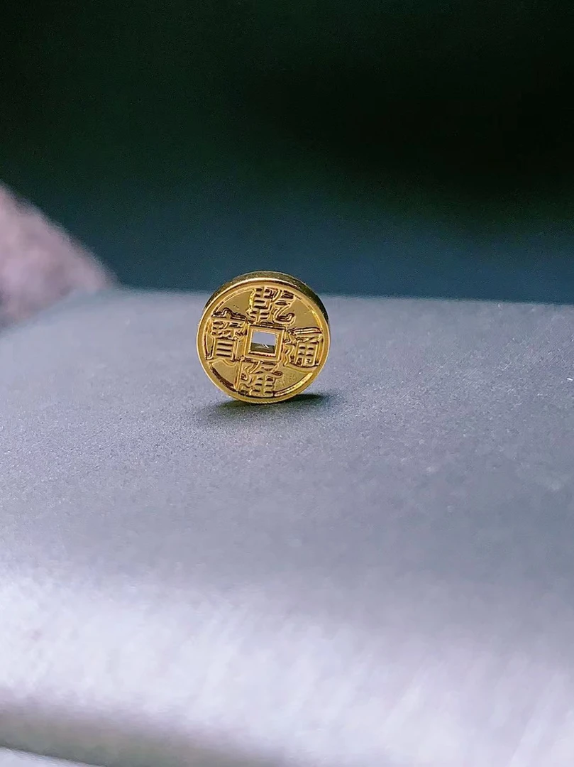 足金五帝钱编绳转运情侣180-009