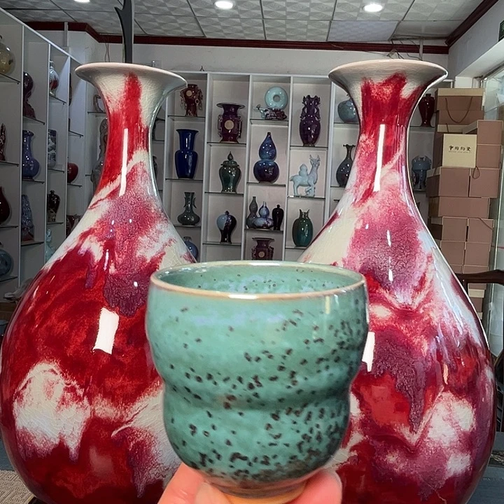 摆件钧瓷钧瓷茶具钧瓷茶具