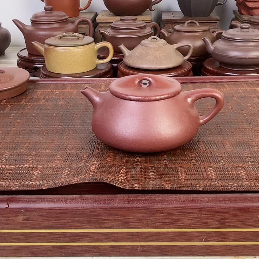 紫砂茶壶完美全砂底槽清光明
