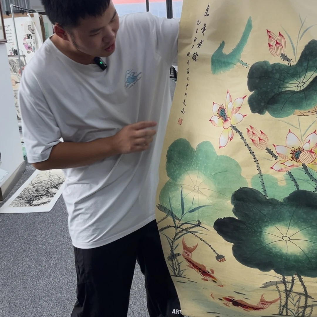 国画纯手绘字画宣纸