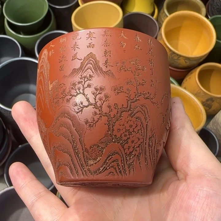 茶杯紫砂全手工紫砂