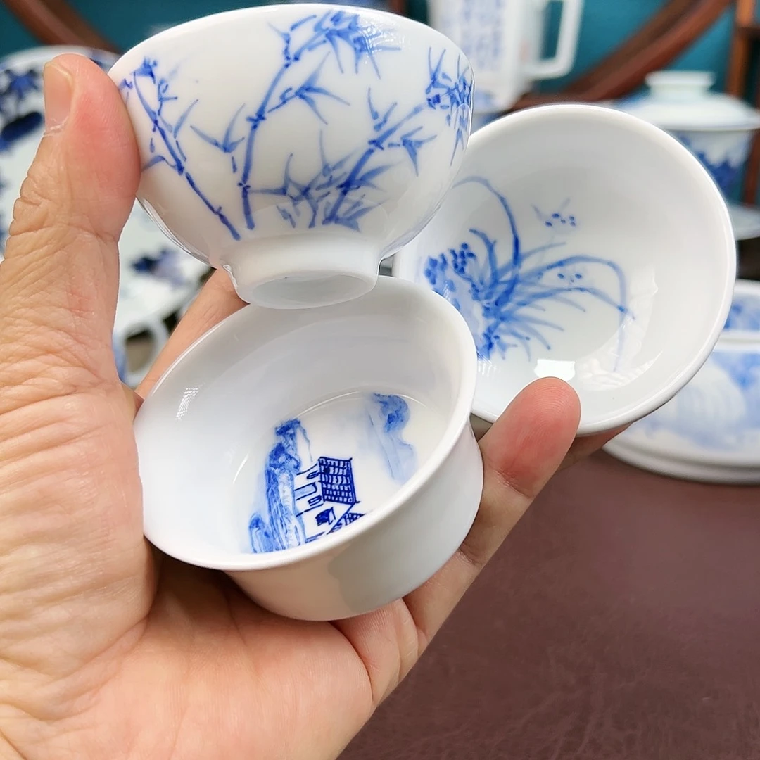 杯子巴*白景德镇陶瓷茶器
