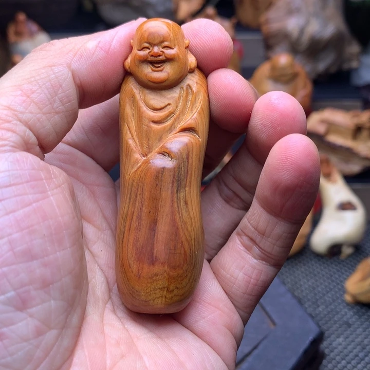 柏木（崖柏）崖柏陈化料手把件