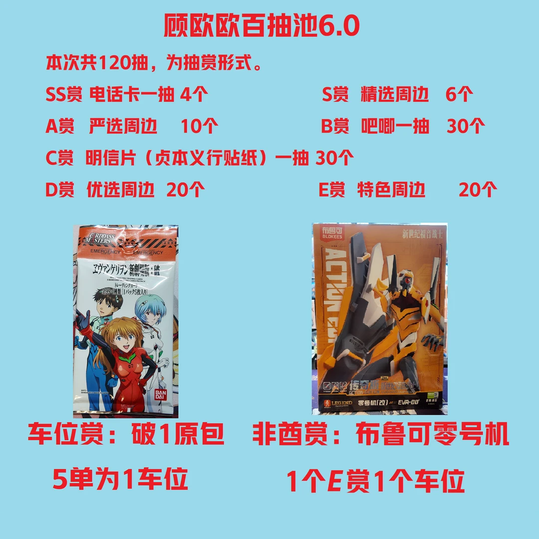 【goo】正版EVA周边潮玩盲盒新世纪福音战士6.0