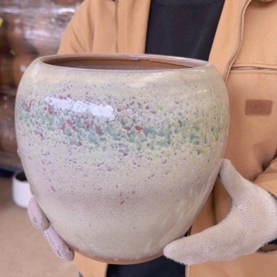 紫砂花盆高22口19————-