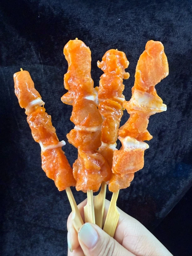 骨肉相连串 烧烤食材 冷冻油炸小吃 半成品奥尔良口味 中通包邮