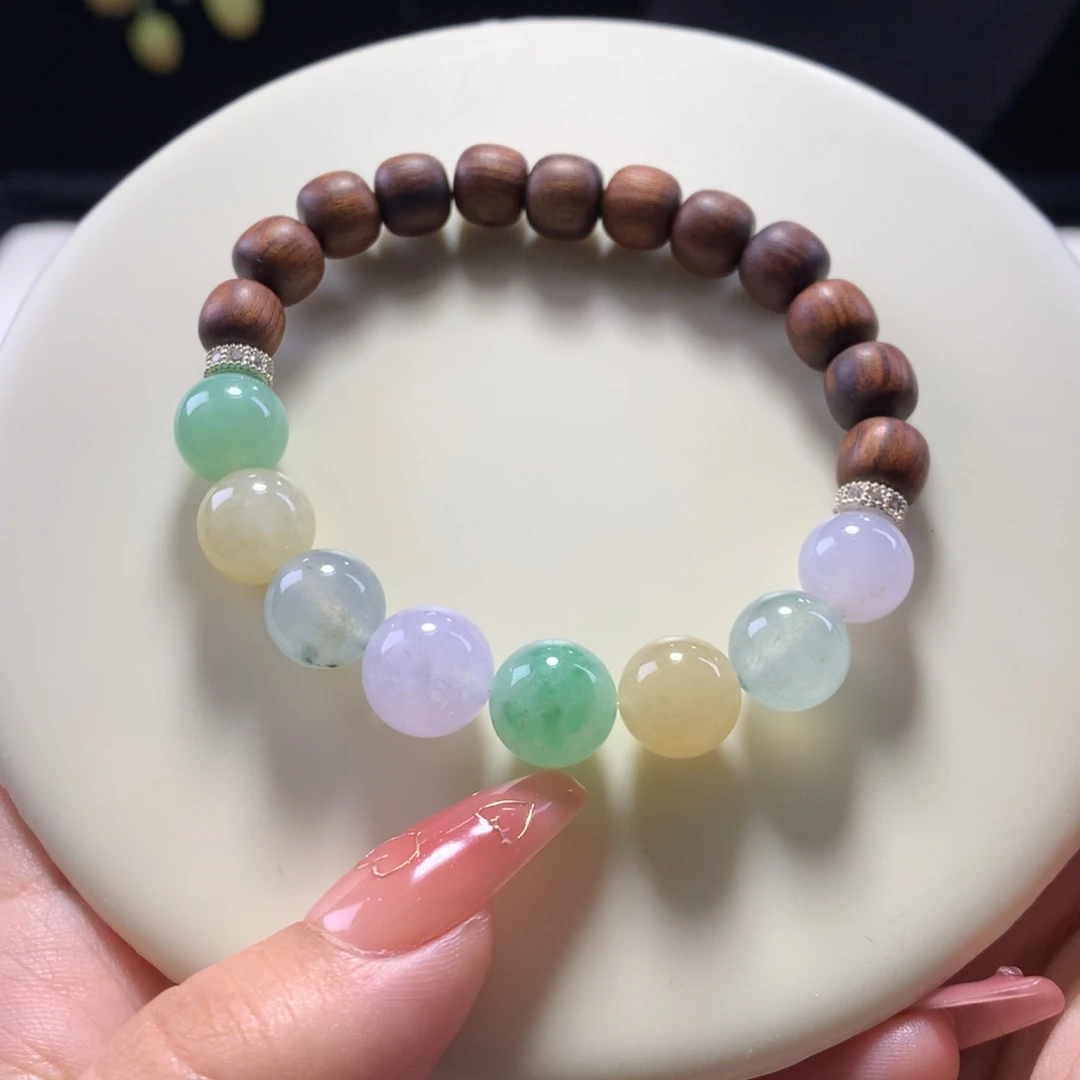 翡翠未镶嵌手串卡10特价串