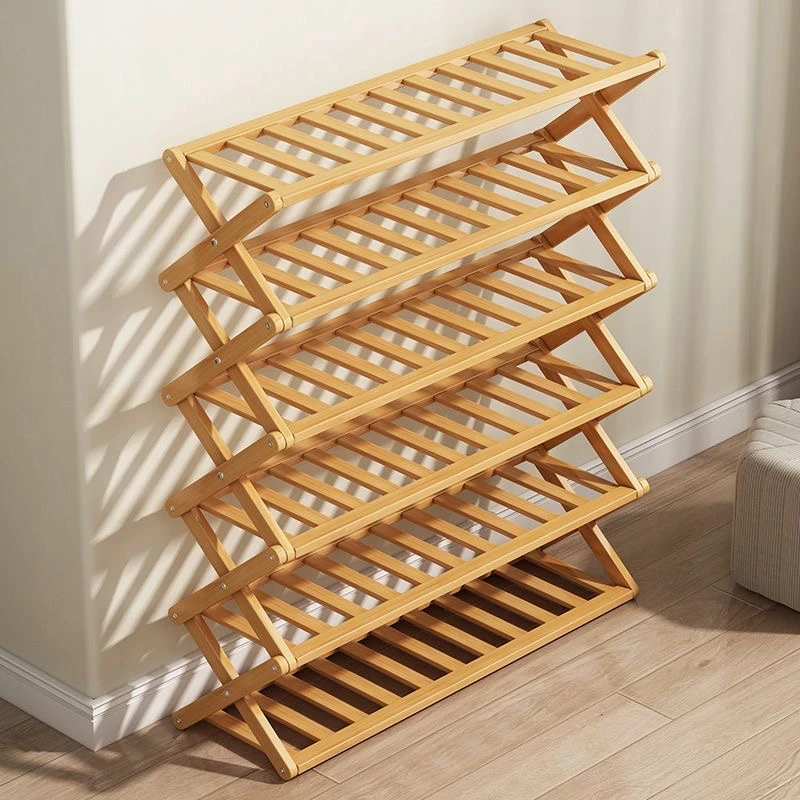 楠竹鞋架简易家用架子门口宿舍出租房多层经济型收纳置物架鞋