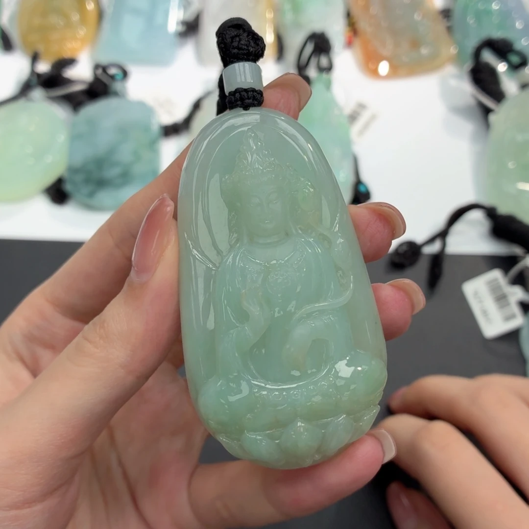 翡翠未镶嵌颈饰多样性选其一发货