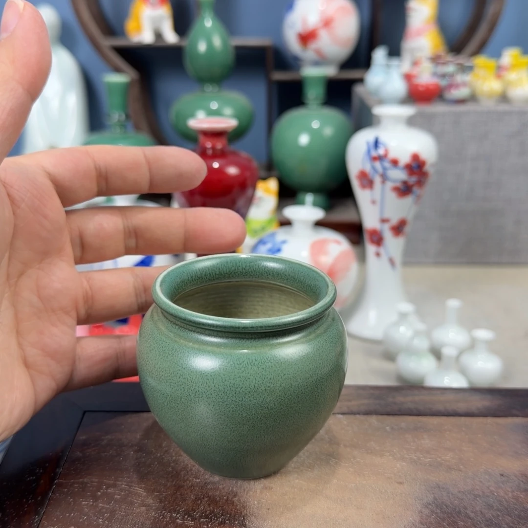 陶瓷手工小花器摆件