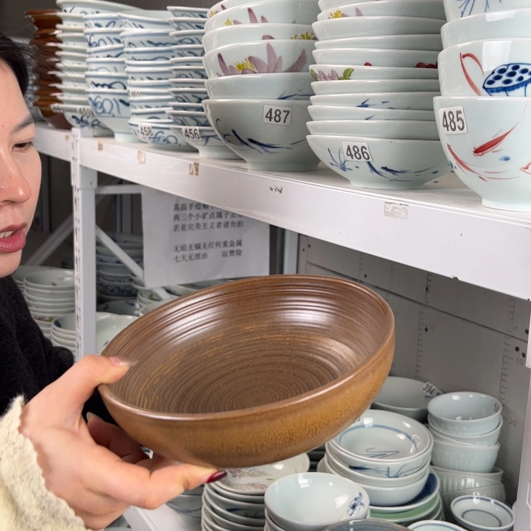 微瑕福利陶泥裸色7.5寸古钵（单只装）