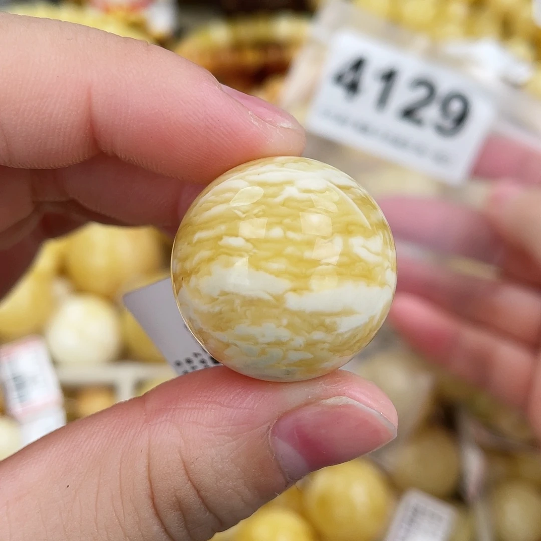 蜜蜡未镶嵌珠宝奇石粉24.7