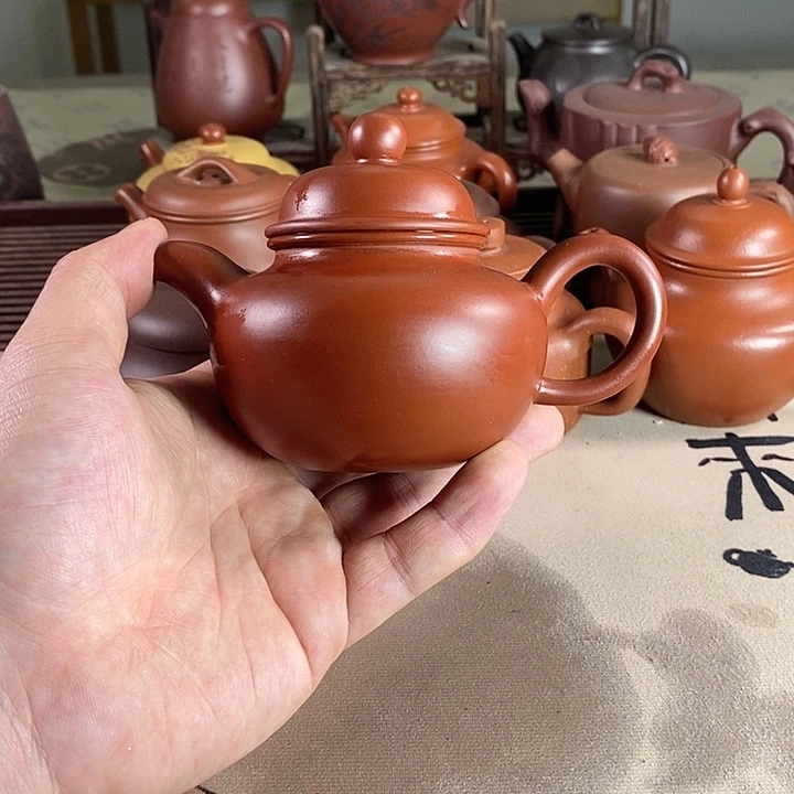 茶壶段泥紫砂的微瑕