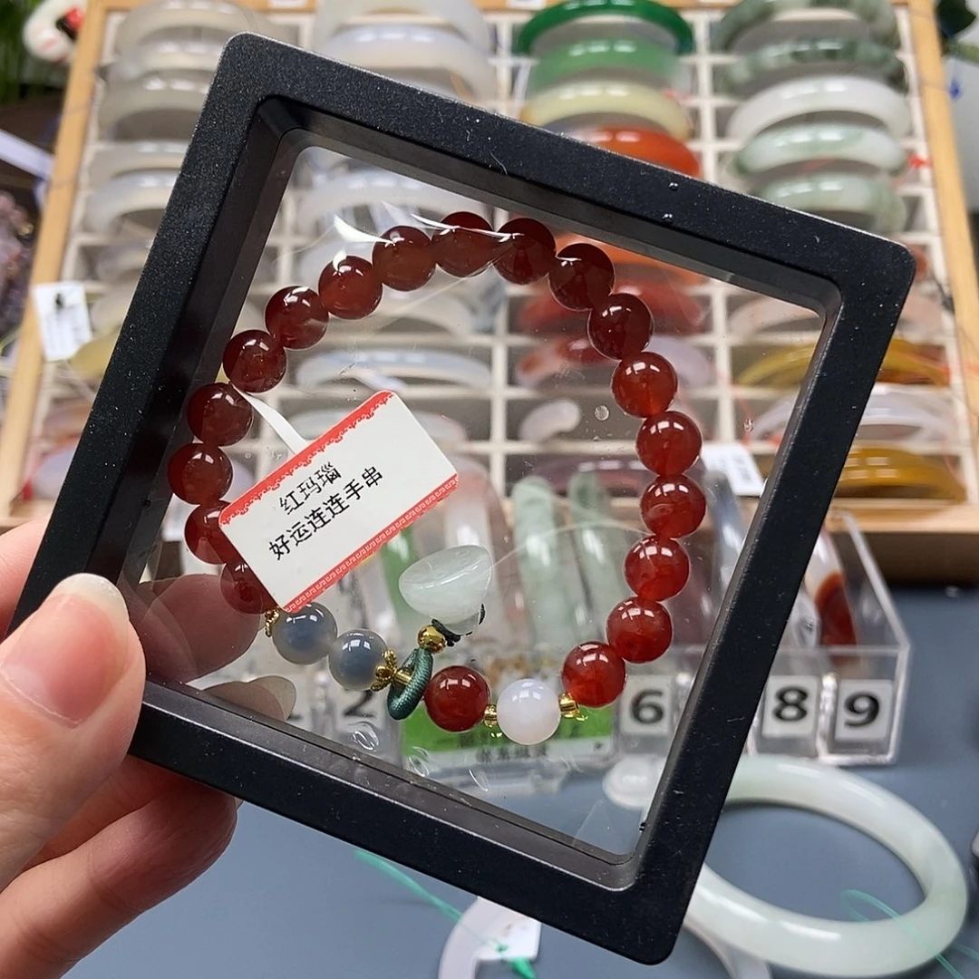 玛瑙/玉髓手串未镶嵌733