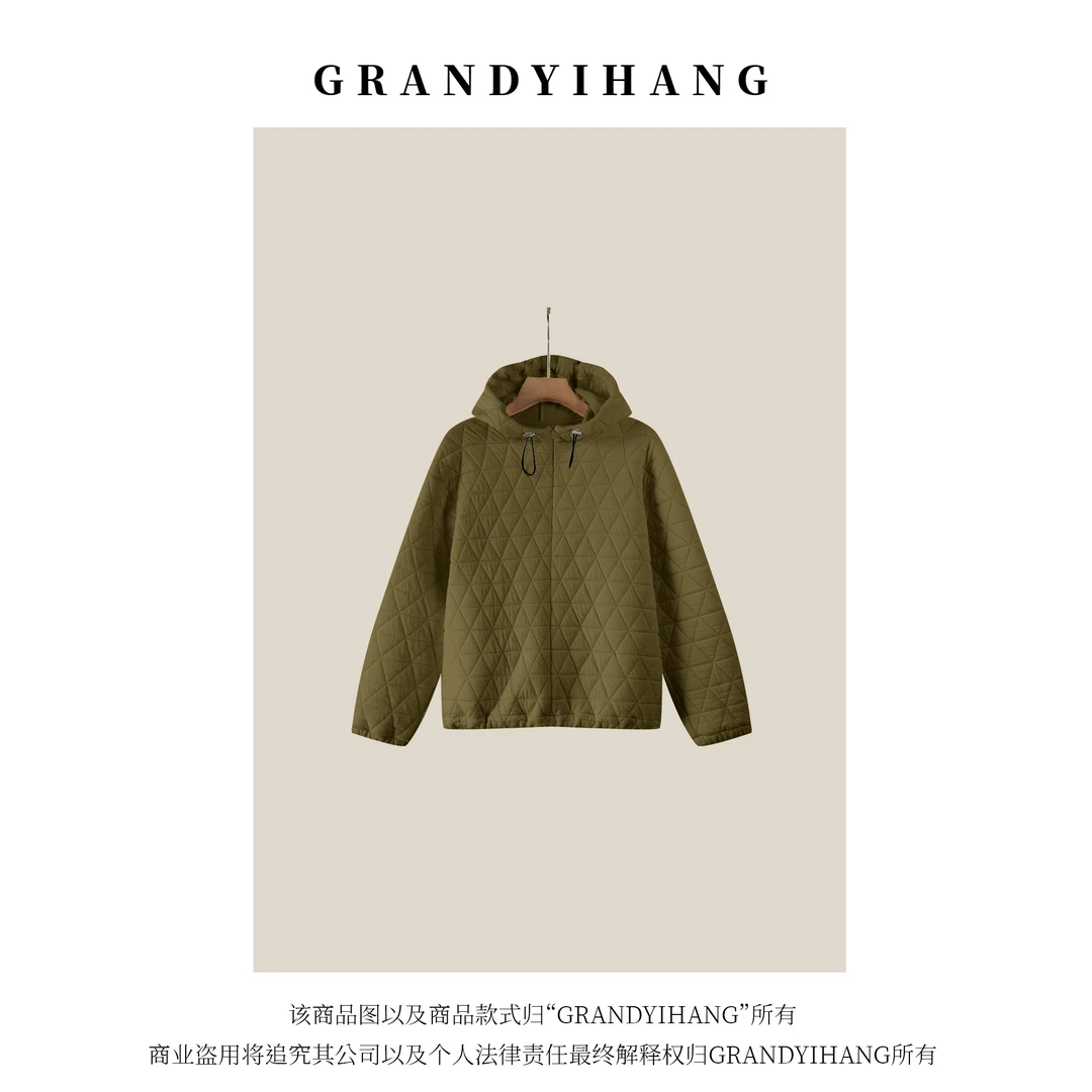 【艳姐推荐】秋冬新款简约净版纯色连帽衫卫衣25842