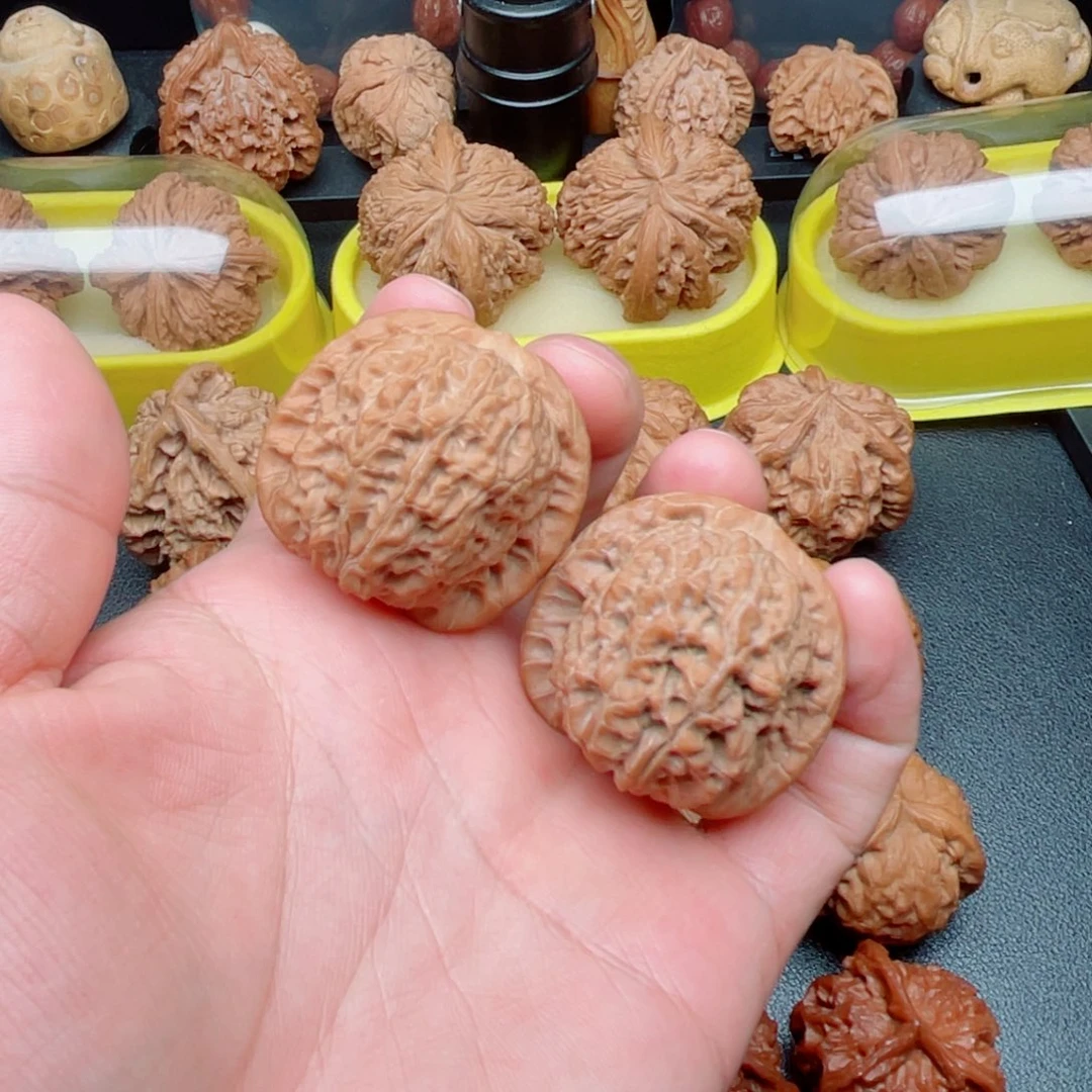 吊坠文玩核桃血麒麟狮子头37×37×34