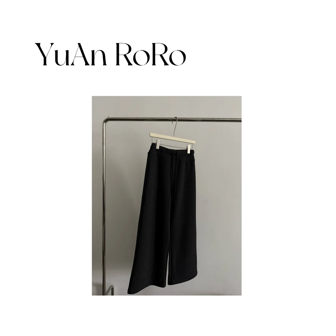 【媛媛家】秋冬高腰微喇显瘦裤