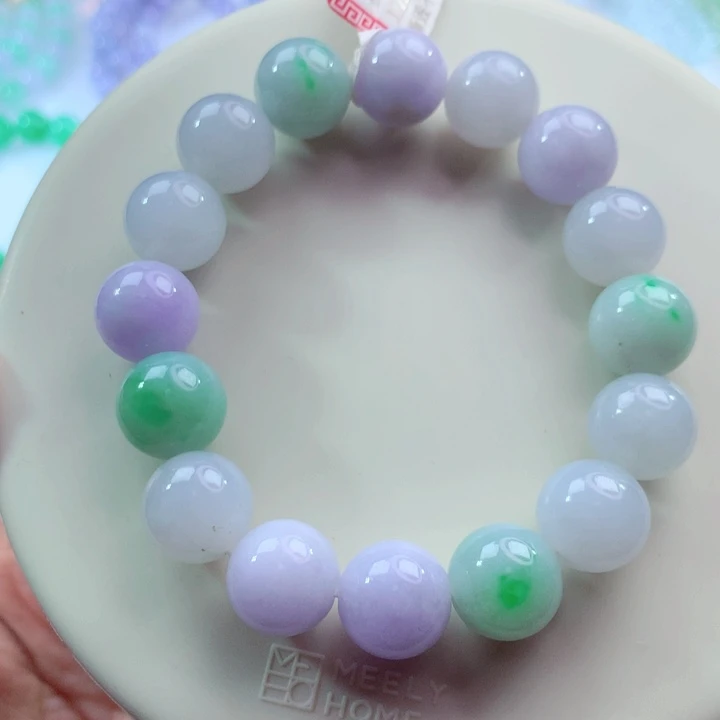 翡翠未镶嵌手链卡12