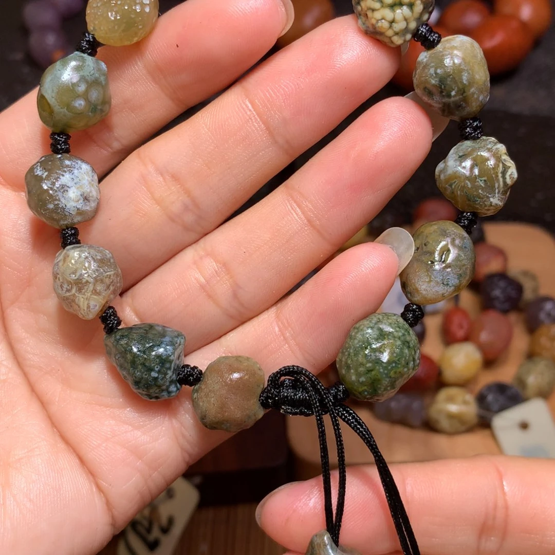 未镶嵌玛瑙/玉髓珠宝半成品