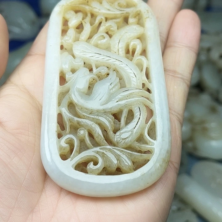 永***义和田玉（青白玉）未镶嵌颈饰