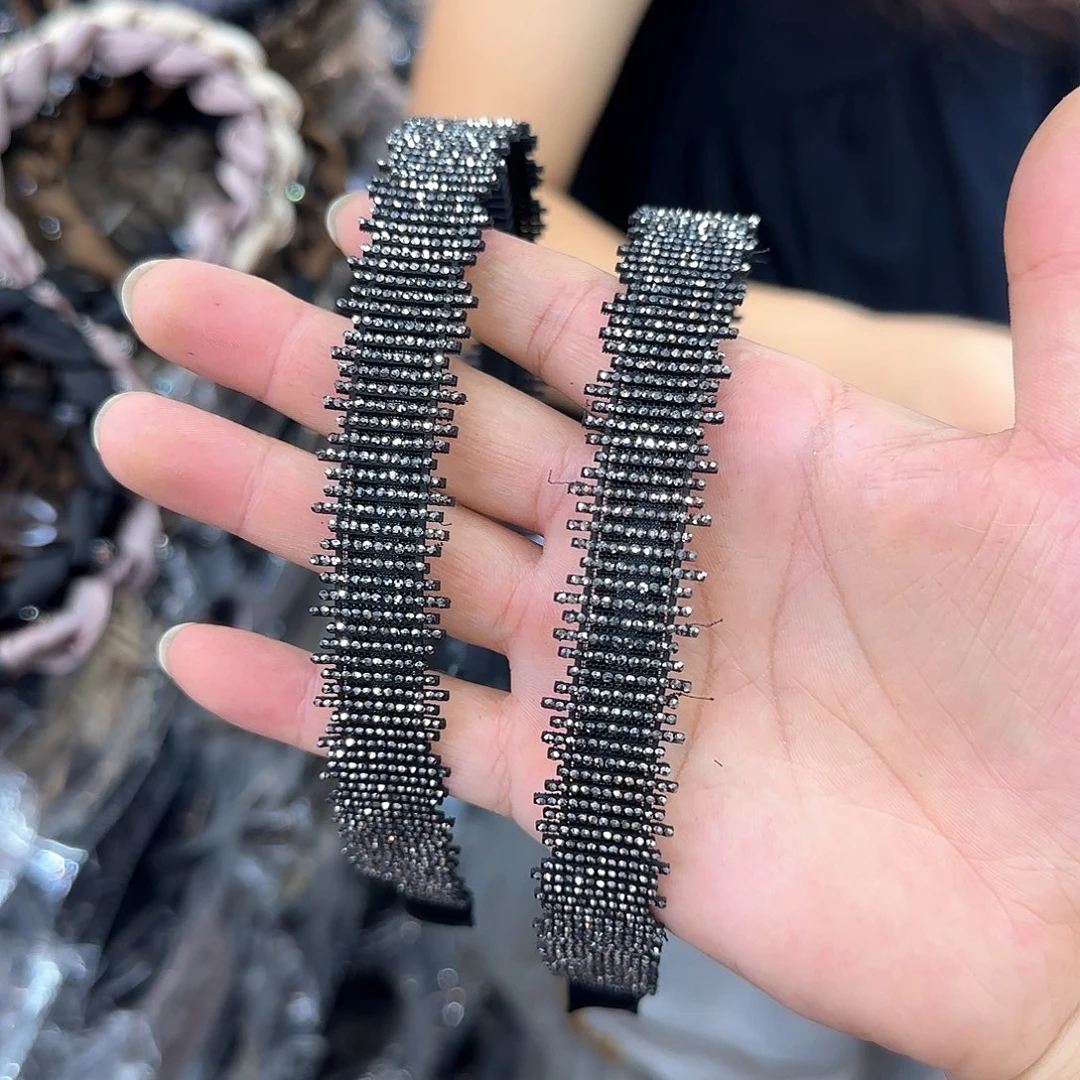 布艺非金属M05满钻发箍2个