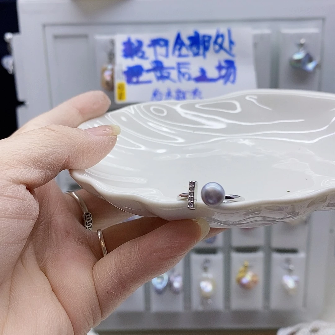 颈饰合金淡水珍珠